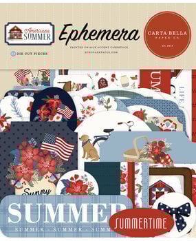 Carta Bella Americana Summer Ephemera (CBAS493024)