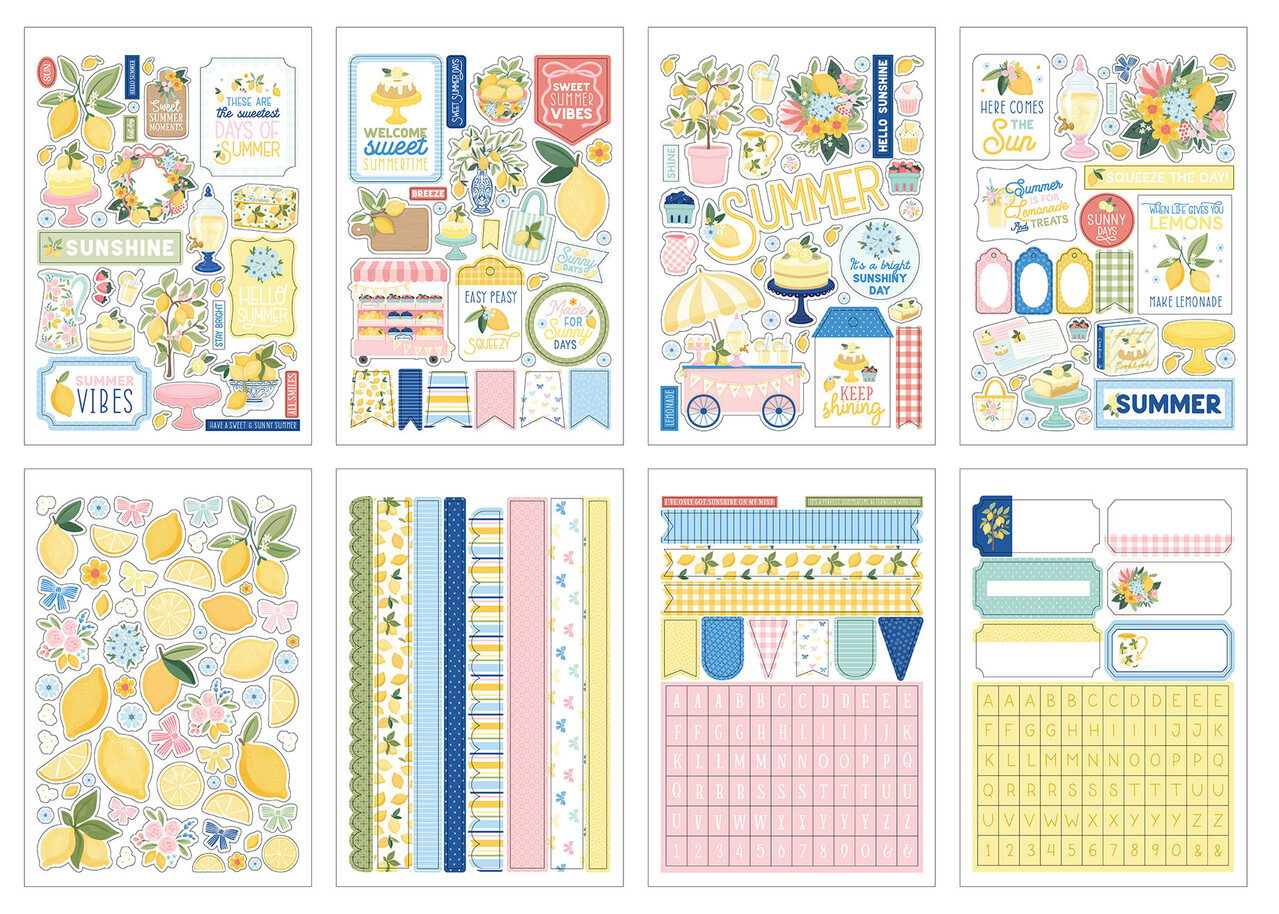 Carta Bella Lemonade Sticker Book (CBLE495029)