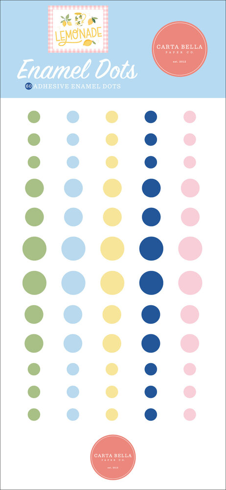 Carta Bella Lemonade Enamel Dots (CBLE495028)