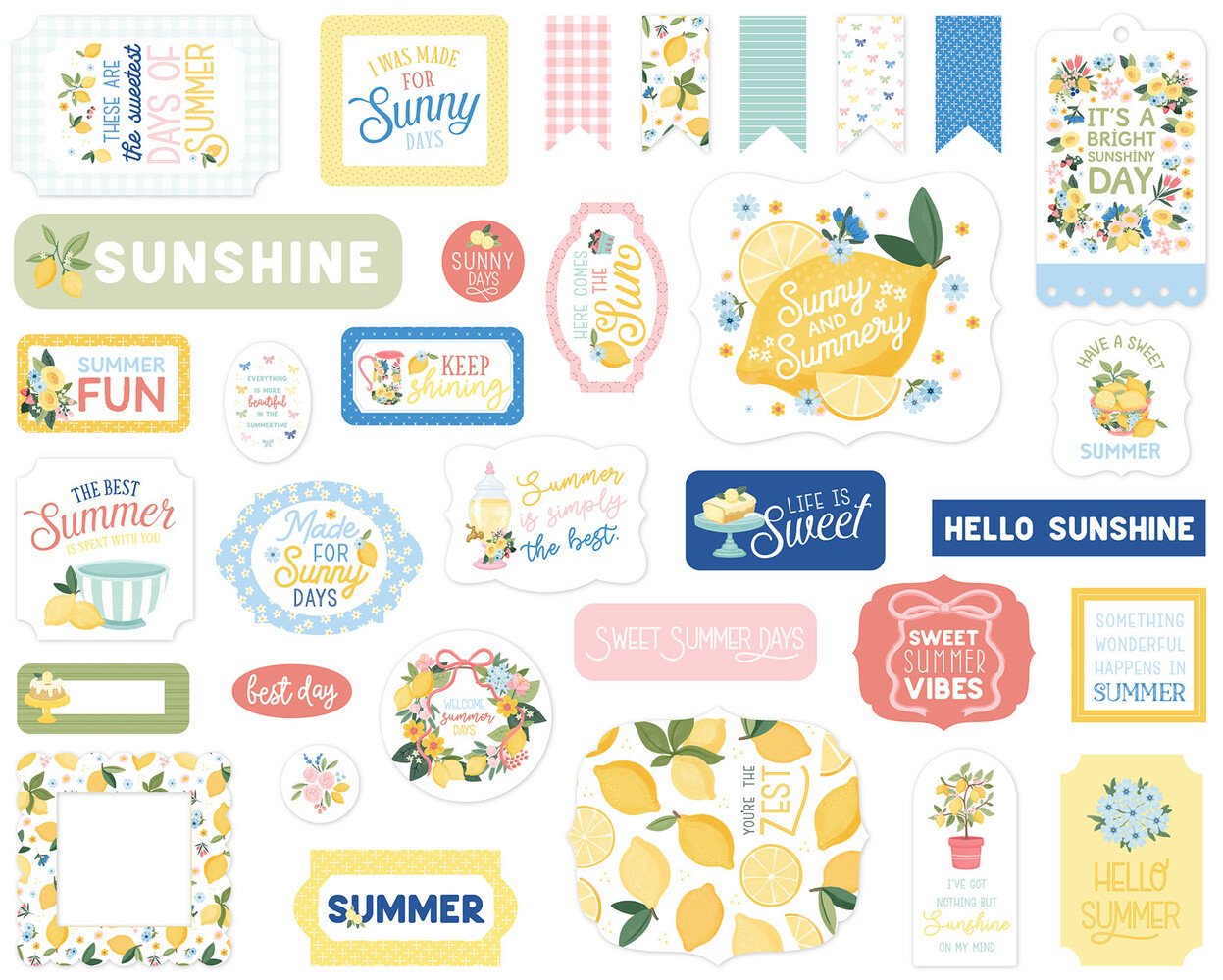 Carta Bella Lemonade Ephemera (CBLE495024) Carta Bella Lemonade Ephemera (CBLE495024)