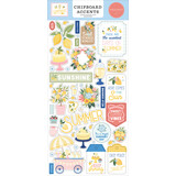Carta Bella Lemonade Chipboard Accents (CBLE495021)