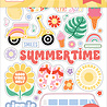 Echo Park Our Groovy Summer Sticker Book (OGS496029)