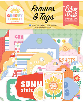 Echo Park Our Groovy Summer Frames & Tags (OGS496025)