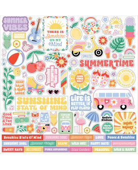 Echo Park Our Groovy Summer Element Sticker (OGS496014)
