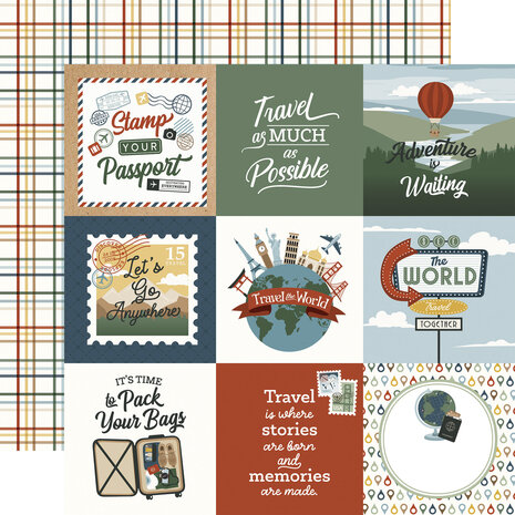 Echo Park It's Time To Travel 12x12 Inch Collection Kit (TTT494016)