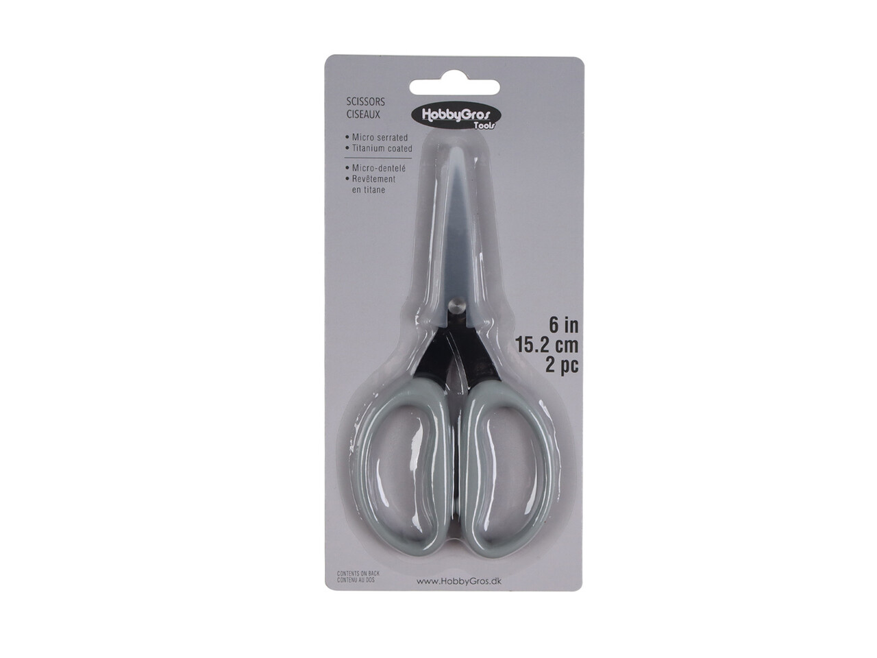 HobbyGros Storage Titanium Coated Craft Scissors 6 Inch (HGT039)