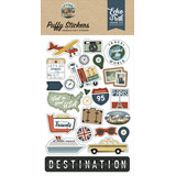 Echo Park It's Time To Travel Puffy Stickers (TTT494066)