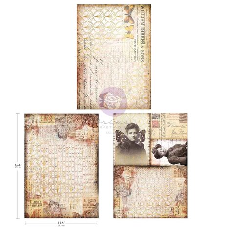 Finnabair A3 Decoupage Pack Southampton Butterflies (3pcs) (951764)