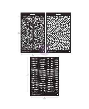 Finnabair Limited Edition Stencil Set Knots & Knits (2pcs) (951733)