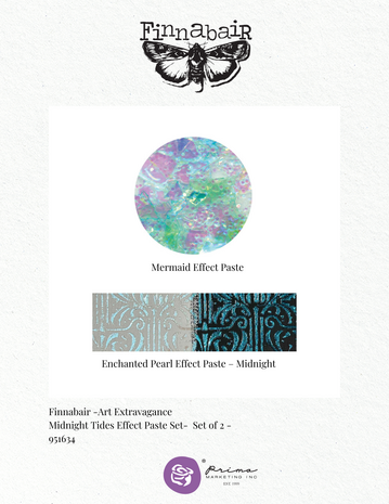 Finnabair Limited Edition Effect Paste Set Midnight Tides (2x100ml) (951634)
