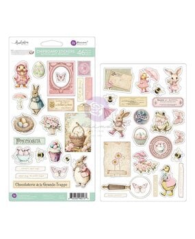 Prima Marketing Sweet Spring Chipboard Stickers (46pcs) (982133)