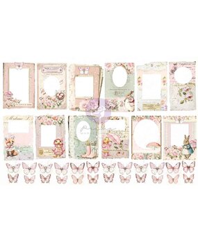 Prima Marketing Sweet Spring Ephemera Butterflies & Frames (72pcs) (982164)