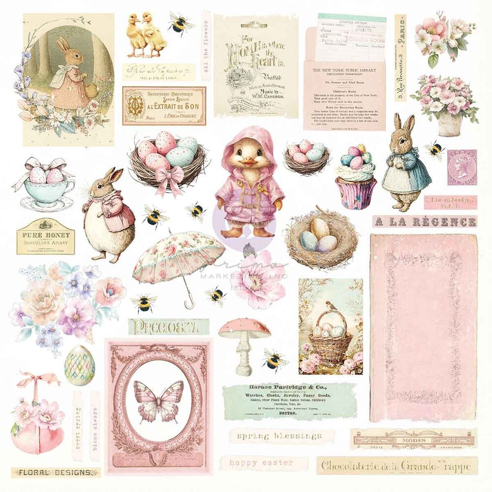 Prima Marketing Sweet Spring Ephemera Sunshine & Bunnies (94pcs) (982140) Prima Marketing Sweet Spring Ephemera Sunshine & Bunnies (94pcs) (982140)