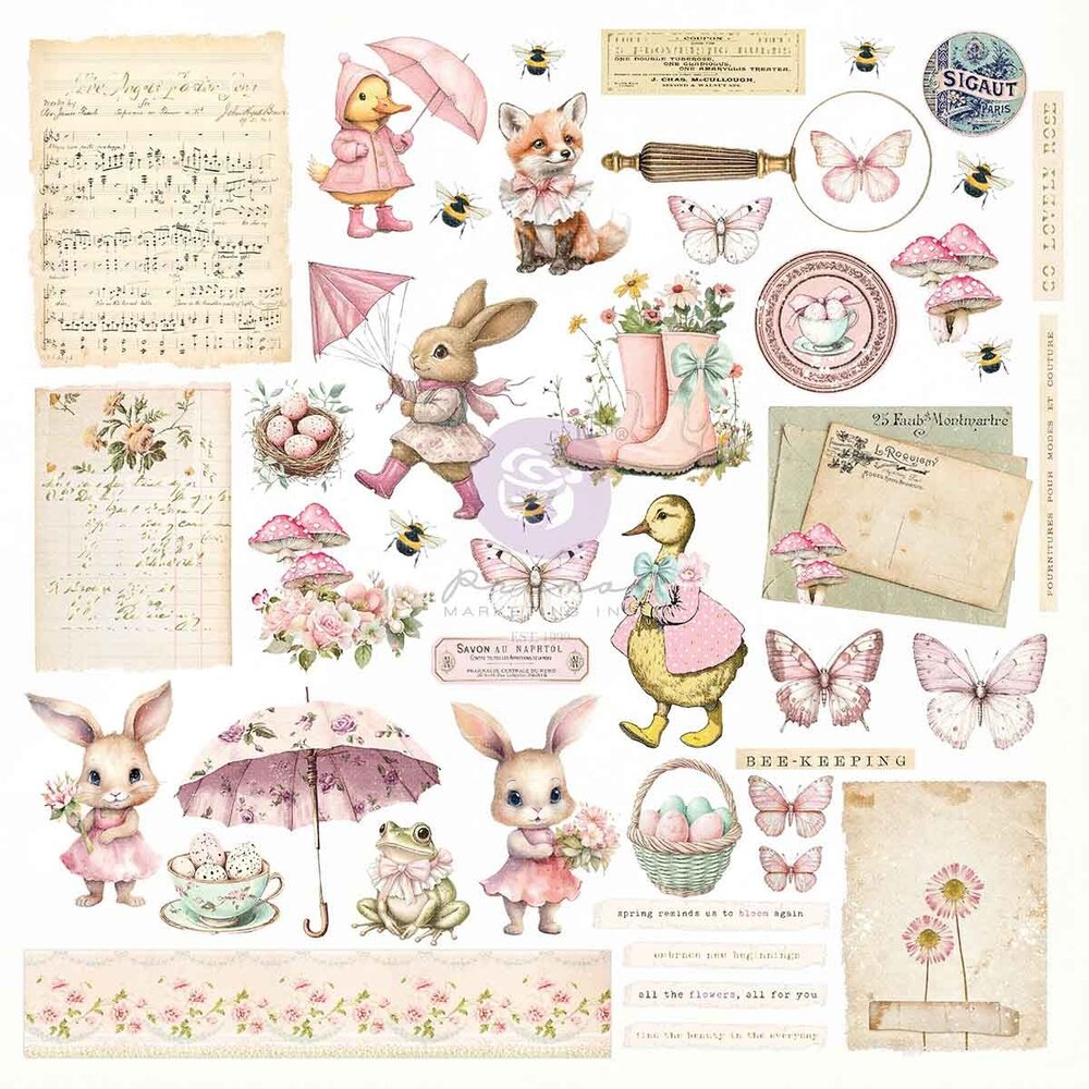 Prima Marketing Sweet Spring Ephemera Sweet Spring (88pcs) (982157) Prima Marketing Sweet Spring Ephemera Sweet Spring (88pcs) (982157)