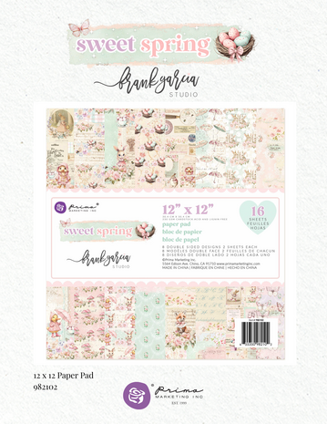 Prima Marketing Sweet Spring 12x12 Inch Paper Pad (982102)