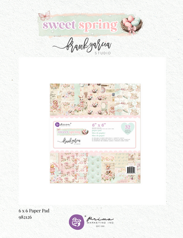 Prima Marketing Sweet Spring 6x6 Inch Paper Pad (982126)