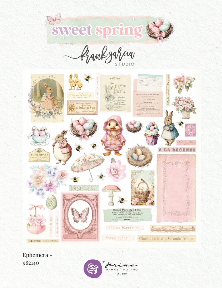 Prima Marketing Sweet Spring Ephemera Sunshine & Bunnies (94pcs) (982140) Prima Marketing Sweet Spring Ephemera Sunshine & Bunnies (94pcs) (982140)