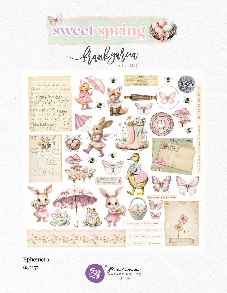 Prima Marketing Sweet Spring Ephemera Sweet Spring (88pcs) (982157) Prima Marketing Sweet Spring Ephemera Sweet Spring (88pcs) (982157)