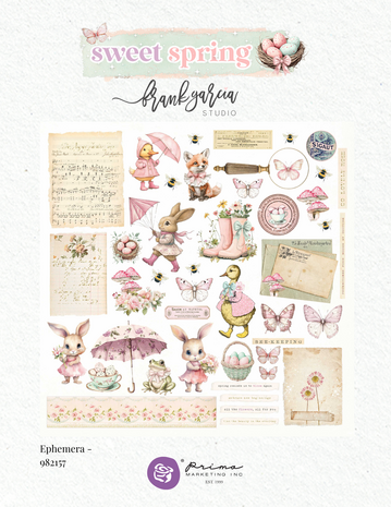 Prima Marketing Sweet Spring Ephemera Sweet Spring (88pcs) (982157) Prima Marketing Sweet Spring Ephemera Sweet Spring (88pcs) (982157)
