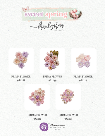 Prima Marketing Sweet Spring Flowers Spring Blooms (24pcs) (982232) Prima Marketing Sweet Spring Flowers Spring Blooms (24pcs) (982232)
