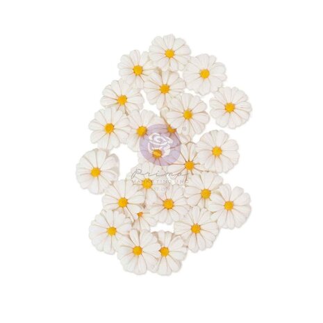 Prima Marketing Among the Wildflowers Flowers White Meadow (24pcs) (682439)