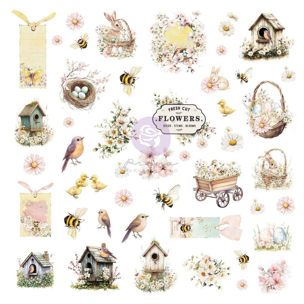 Prima Marketing Among the Wildflowers Ephemera Spring Bits (96pcs) (682279) Prima Marketing Among the Wildflowers Ephemera Spring Bits (96pcs) (682279)