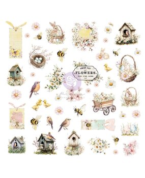 Prima Marketing Among the Wildflowers Ephemera Spring Bits (96pcs) (682279)
