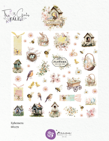 Prima Marketing Among the Wildflowers Ephemera Spring Bits (96pcs) (682279) Prima Marketing Among the Wildflowers Ephemera Spring Bits (96pcs) (682279)