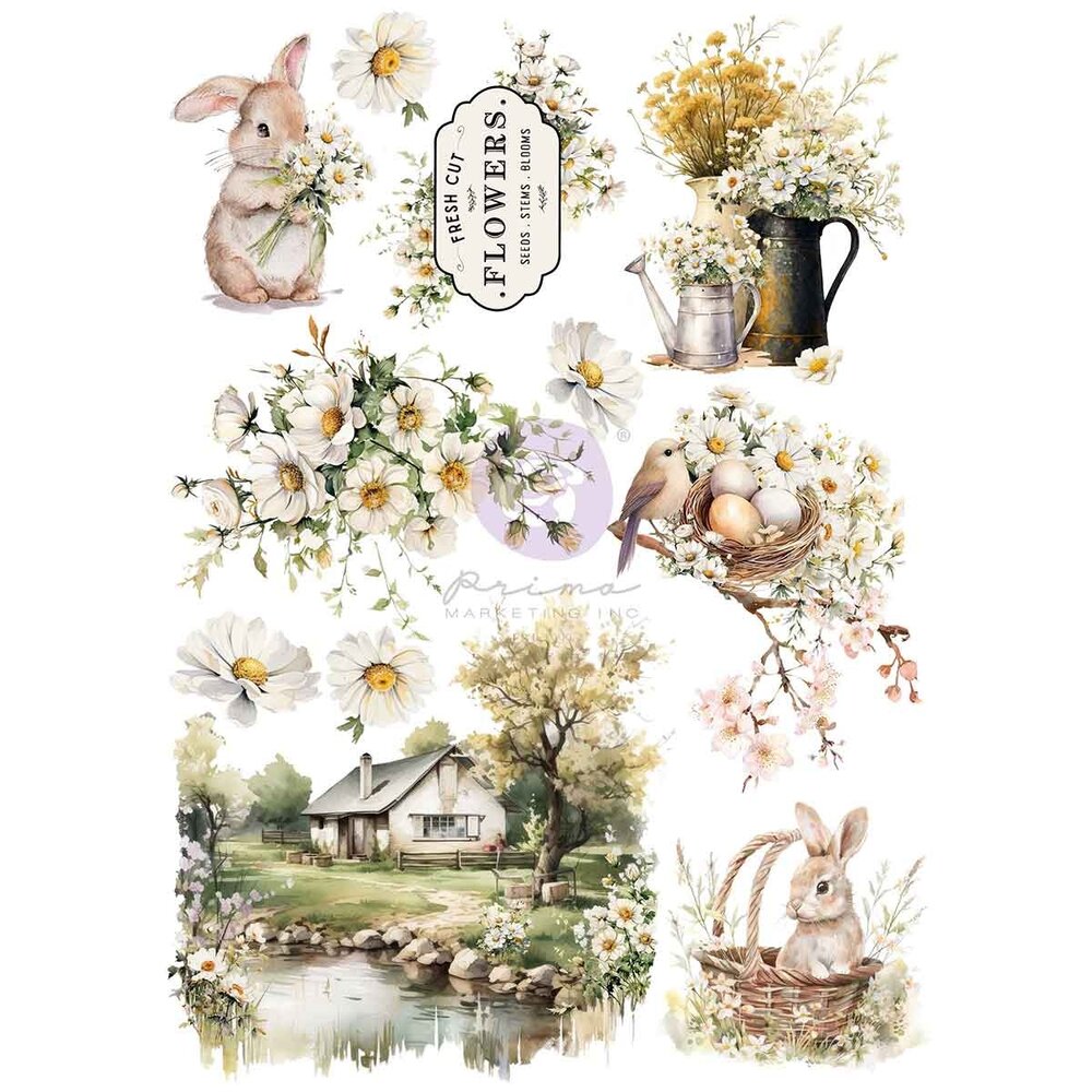 Prima Marketing Among the Wildflowers A4 Transfer (682309) Prima Marketing Among the Wildflowers A4 Transfer (682309)