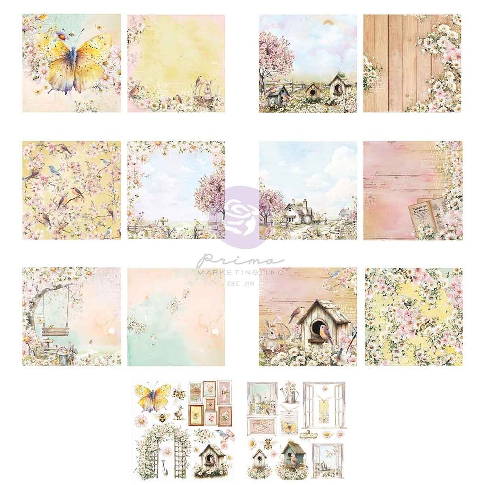 Prima Marketing Among the Wildflowers 6x6 Inch Paper Pad (682231) Prima Marketing Among the Wildflowers 6x6 Inch Paper Pad (682231)