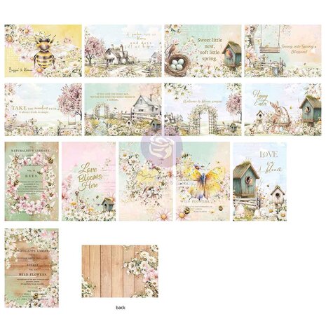 Prima Marketing Among the Wildflowers 4x6 Journaling Cards (682255)