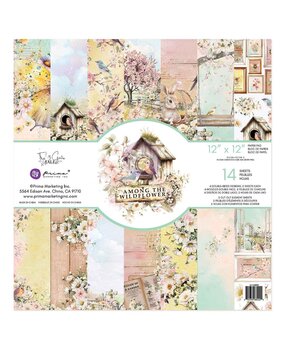 Prima Marketing Among the Wildflowers 12x12 Inch Paper Pad (682224)