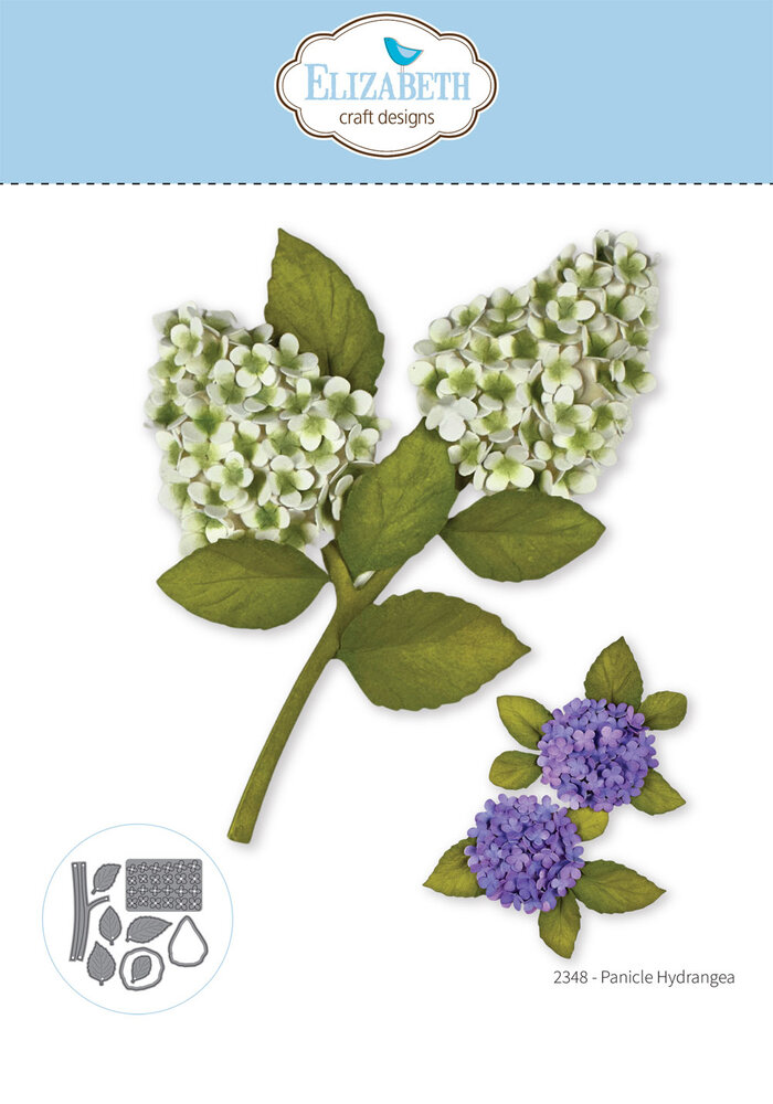 Elizabeth Craft Designs Beautiful Blooms Die Panicle Hydrangea by Paper Flowers (2348)