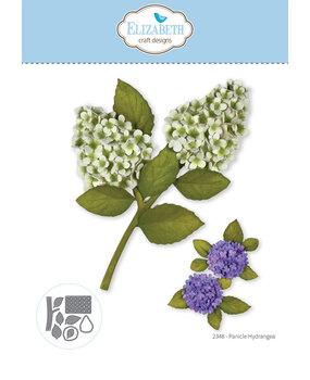 Elizabeth Craft Designs Beautiful Blooms Die Panicle Hydrangea by Paper Flowers (2348)