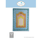 Elizabeth Craft Designs Beautiful Blooms Die Stitched Rectangles and Labels by Paper Flowers (2349)