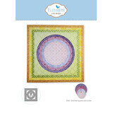 Elizabeth Craft Designs Beautiful Blooms Die Stitched Squares and Circles by Paper Flowers (2350)