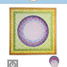 Elizabeth Craft Designs Beautiful Blooms Die Stitched Squares and Circles by Paper Flowers (2350)