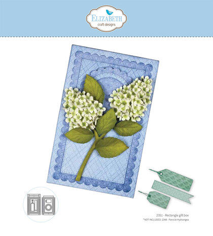 Elizabeth Craft Designs Beautiful Blooms Die Rectangle Gift Box by Paper Flowers (2351)