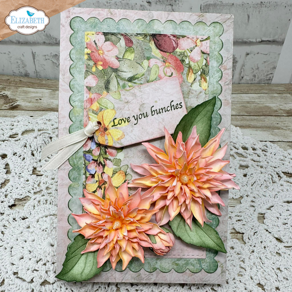Elizabeth Craft Designs Beautiful Blooms Die Dahlia by Paper Flowers (2346)