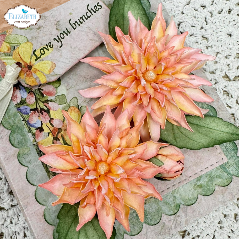 Elizabeth Craft Designs Beautiful Blooms Die Dahlia by Paper Flowers (2346)