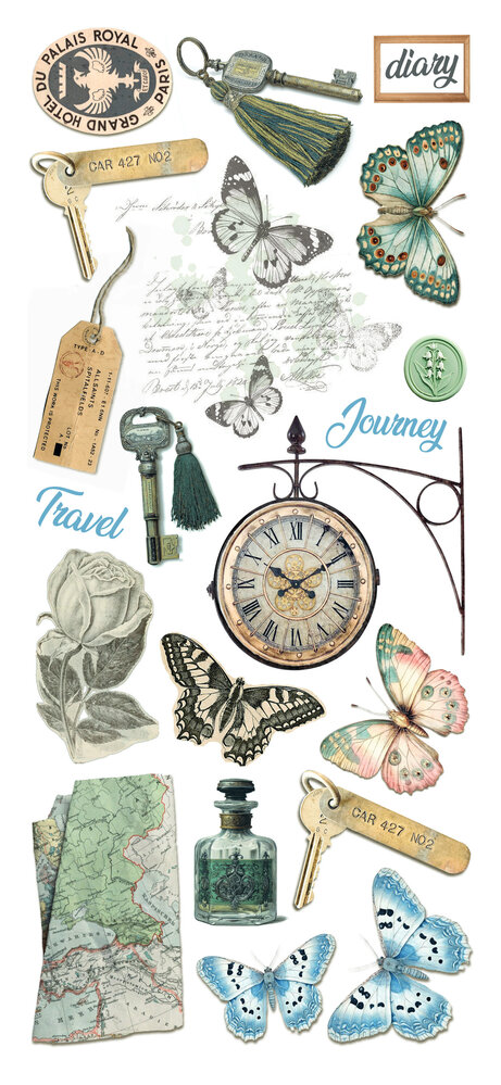 Ciao Bella Eastern Journey Transparent Adhesive Sheets (5pcs) (CBI015) Ciao Bella Eastern Journey Transparent Adhesive Sheets (5pcs) (CBI015)