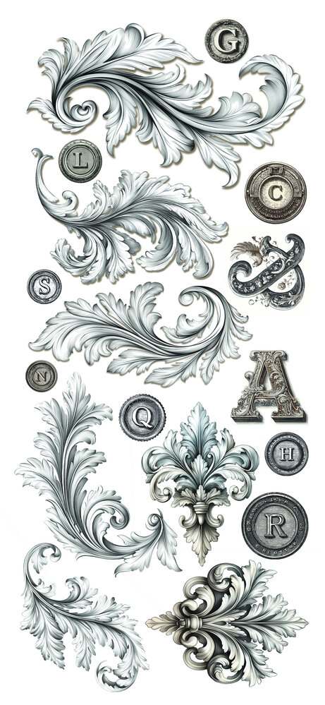 Ciao Bella Typographic Transparent Adhesive Sheets (5pcs) (CBI014) Ciao Bella Typographic Transparent Adhesive Sheets (5pcs) (CBI014)