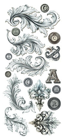 Ciao Bella Typographic Transparent Adhesive Sheets (5pcs) (CBI014) Ciao Bella Typographic Transparent Adhesive Sheets (5pcs) (CBI014)