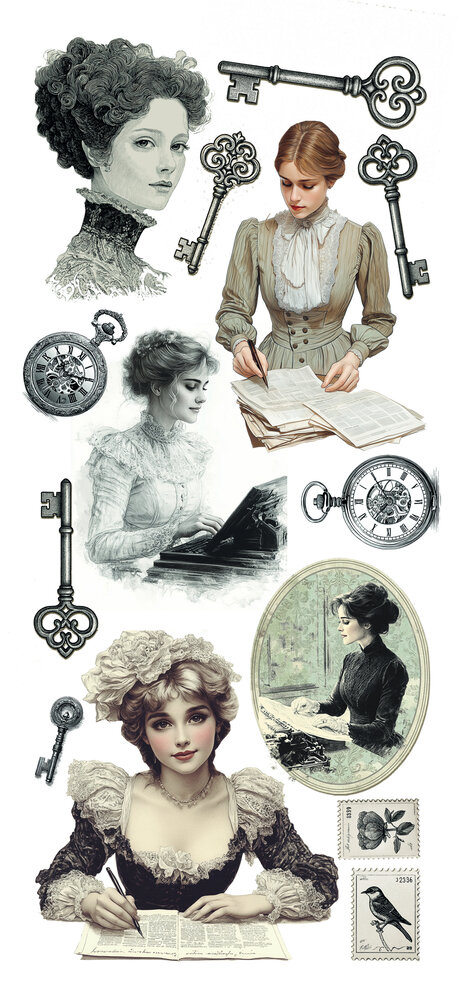 Ciao Bella Typographic Transparent Adhesive Sheets (5pcs) (CBI014) Ciao Bella Typographic Transparent Adhesive Sheets (5pcs) (CBI014)