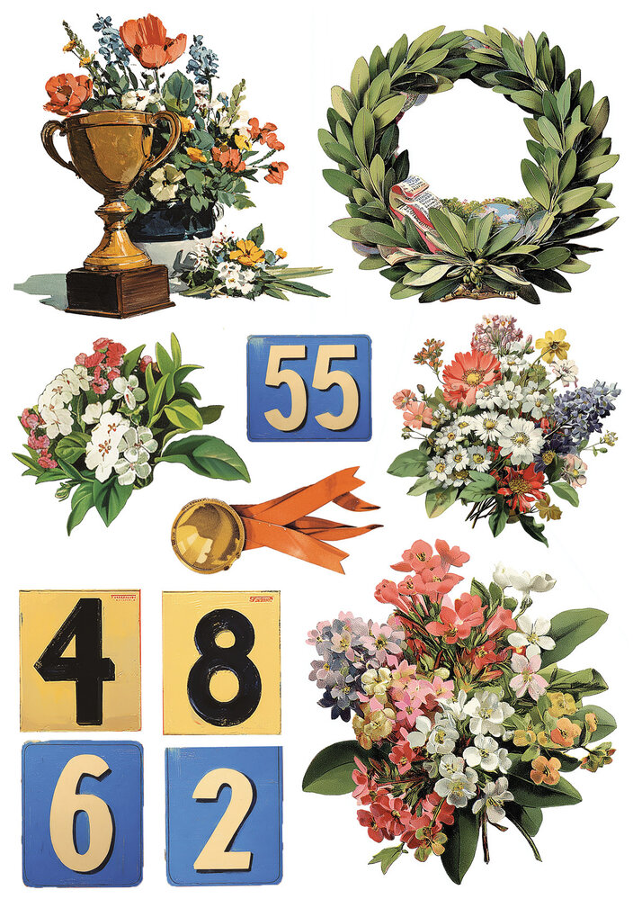 Ciao Bella Sports Days A5 Rice Paper Mixed (8pcs) (CBRS039) Ciao Bella Sports Days A5 Rice Paper Mixed (8pcs) (CBRS039)