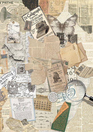 Ciao Bella Typographic A5 Rice Paper Mixed (8pcs) (CBRS037) Ciao Bella Typographic A5 Rice Paper Mixed (8pcs) (CBRS037)