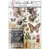 Ciao Bella Typographic A4 Deluxe Paper Pearl Copper & Vellum Dual Pack Mixed (6pcs) (CBX008)