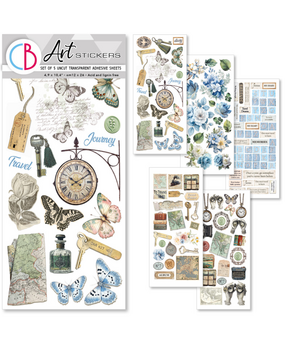 Ciao Bella Eastern Journey Transparent Adhesive Sheets (5pcs) (CBI015)