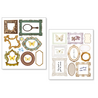 Ciao Bella Whisper Frames Mixed Media Stickers (10pcs) (MB010) Ciao Bella Whisper Frames Mixed Media Stickers (10pcs) (MB010)