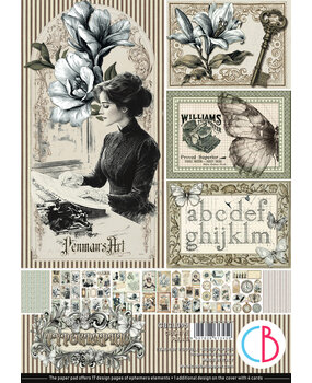 Ciao Bella Typographic A4 Creative Pad (9pcs) (CBCL095)